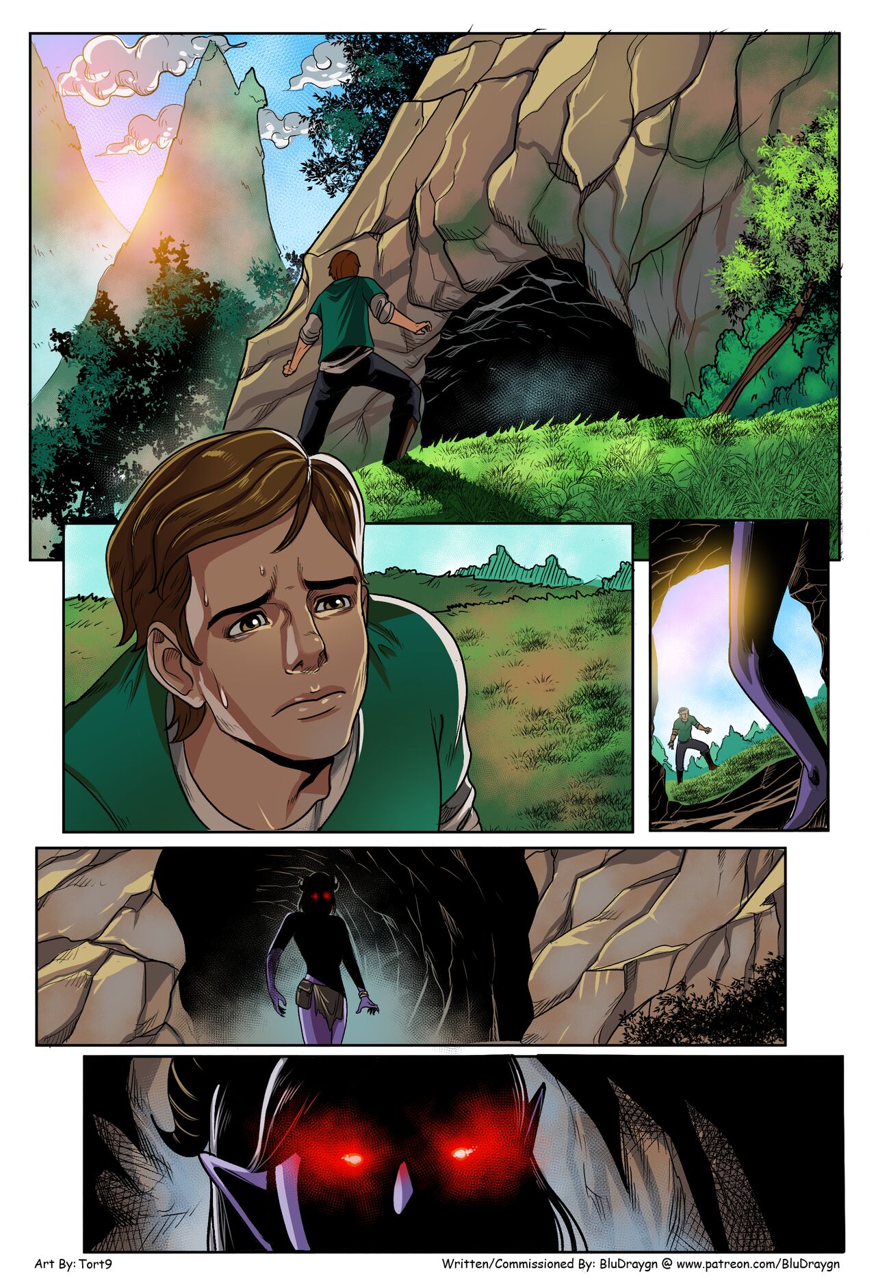 Oni and the Farmer page 1 full