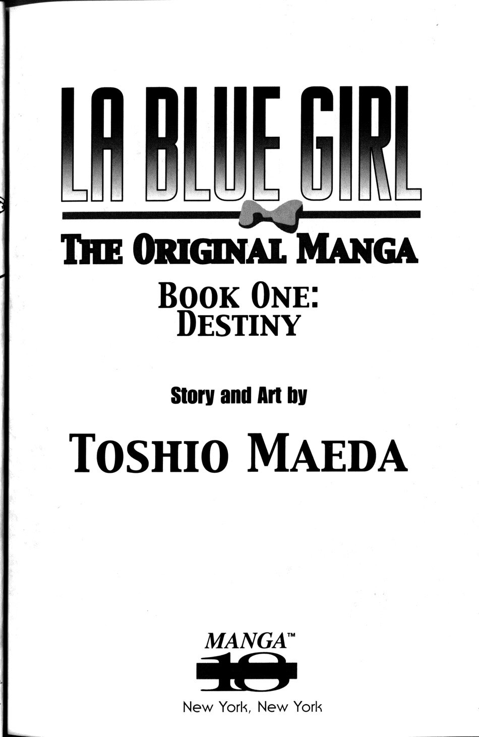 La Blue Girl Vol.1 page 5 full