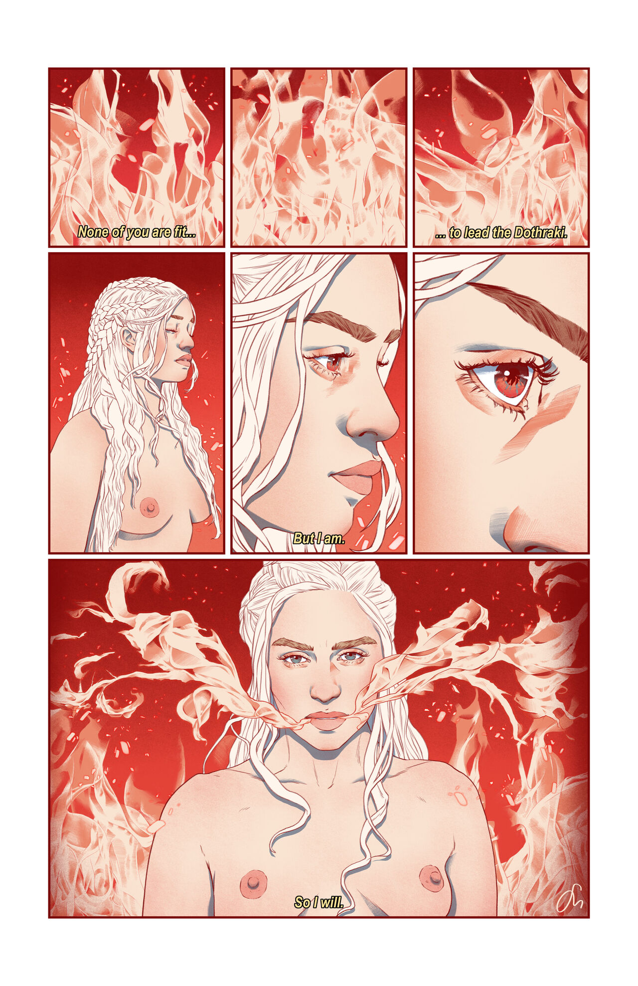 Sarah Maxwell comics and art page 1 full