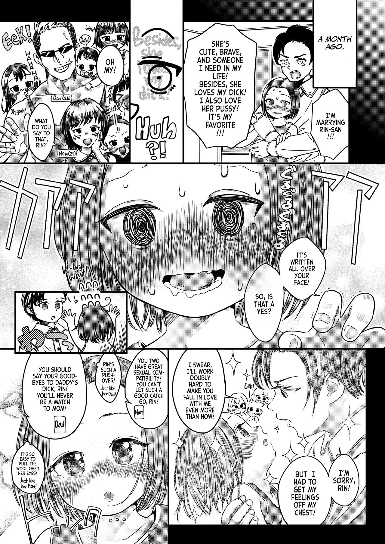 Watashi Koisuru Omanko, Rin 11-sai | Rin is an Eleven-year old Cum-dump in Love! page 3 full