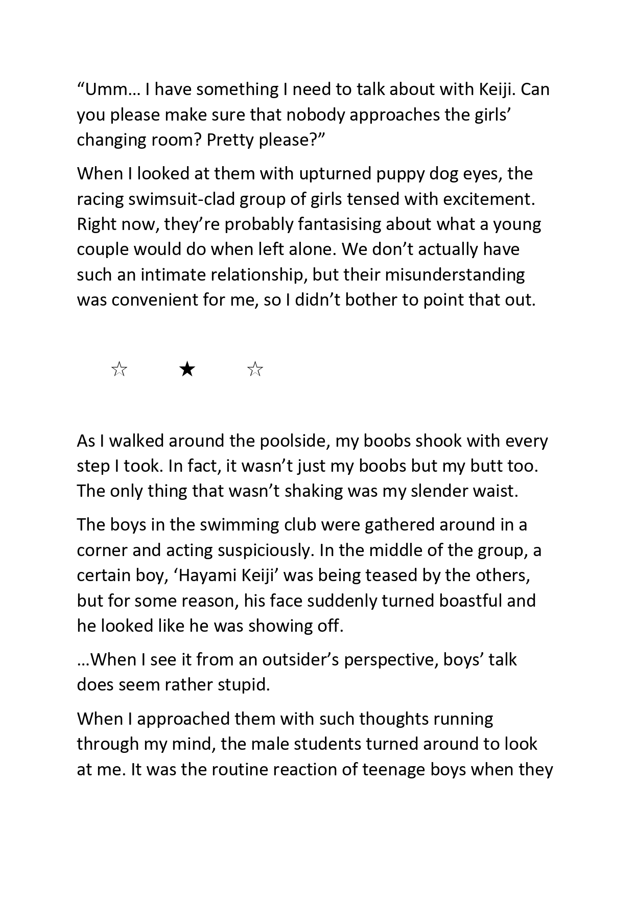 The reason I'm wearing a revealing swimsuit page 7 full