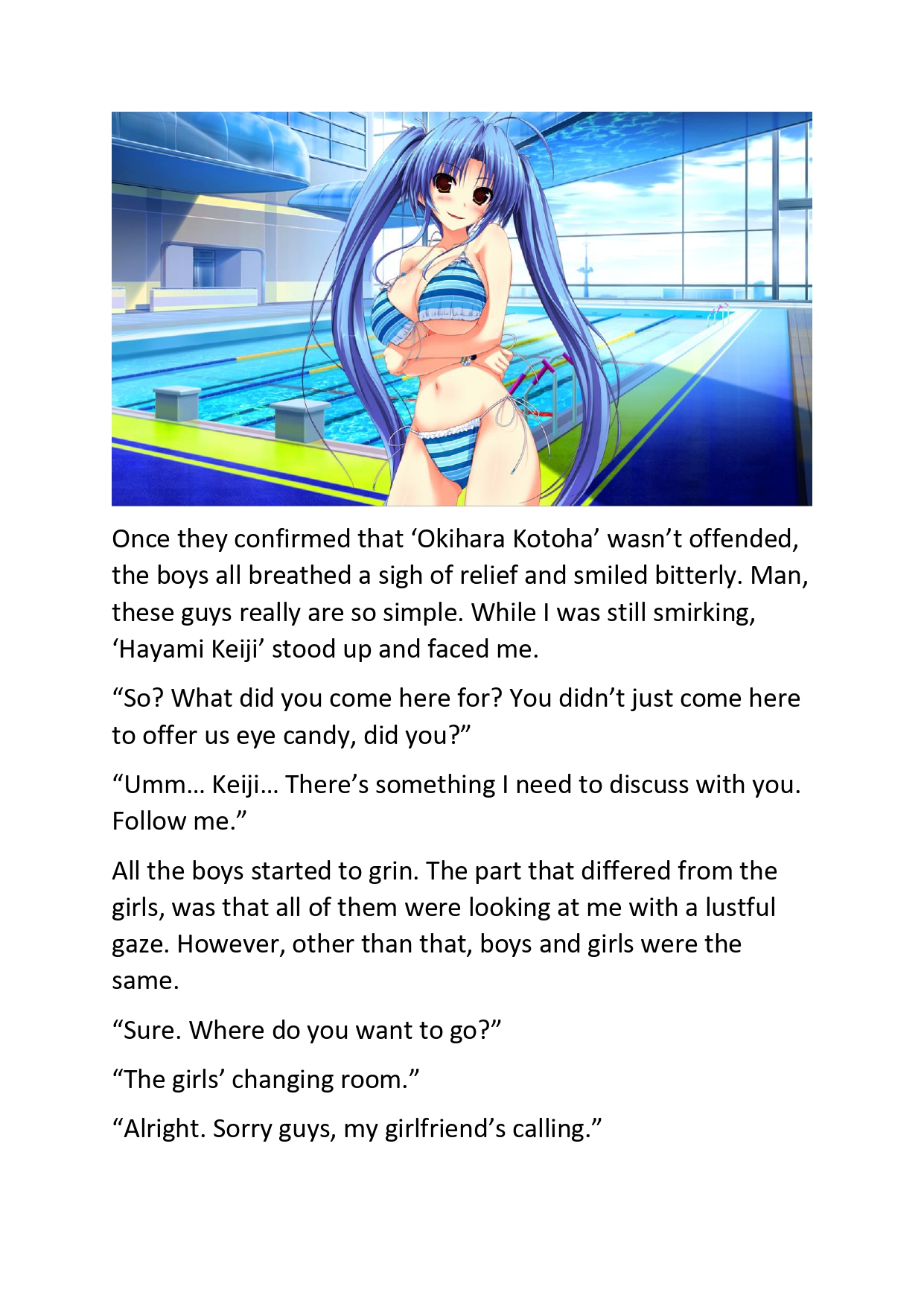 The reason I'm wearing a revealing swimsuit page 9 full