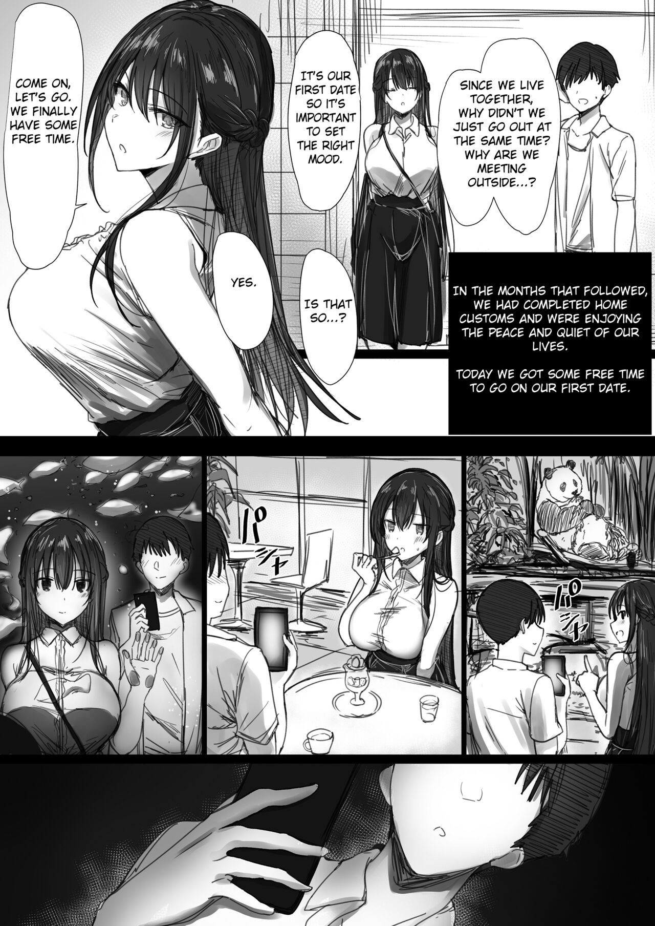 Ki ga Tsuyoi Seiso na Hitozuma Reijou ga Netorareru made no Ichibu Shijuu II page 3 full