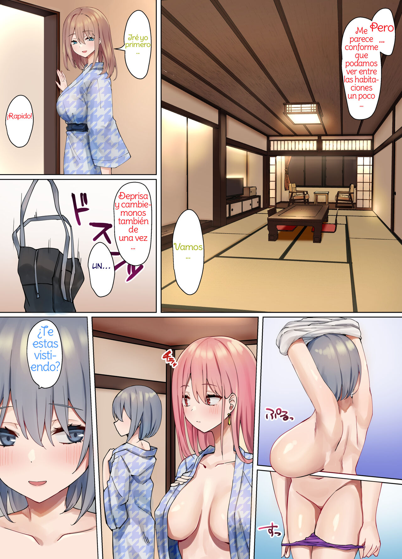 Ijimerarekko no Nekura Onna ga Jitsu wa Dohentai de Ijimekko no Ubu na Gal ni Shikaeshi o Suru Yuri 3 Spanish page 8 full