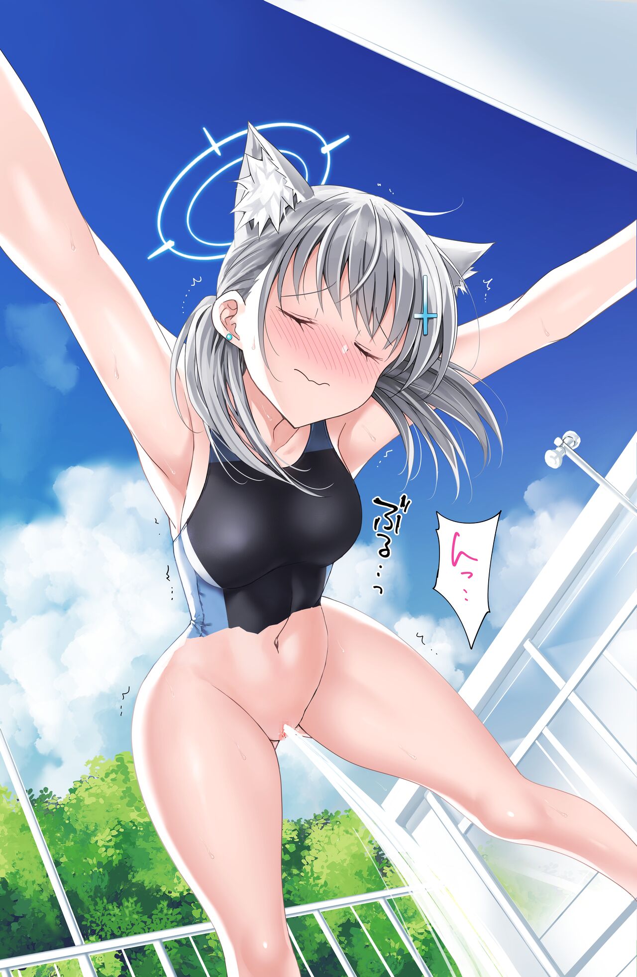 Omorashi Roshutsu Mizugi Shiroko page 6 full