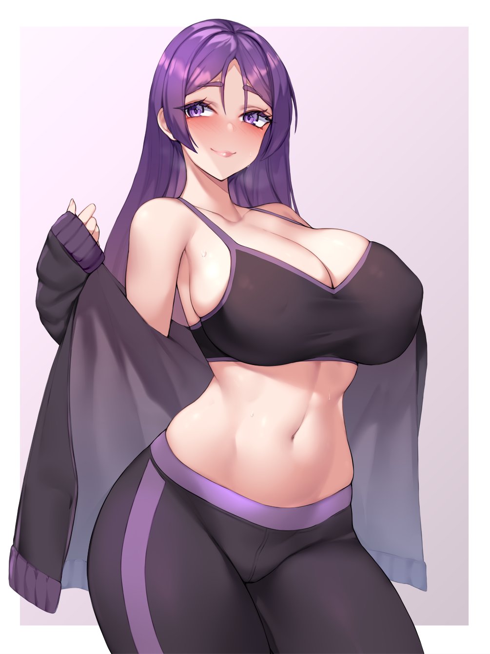 Yoga Pants Big Breasts Anime beauties page 3 full