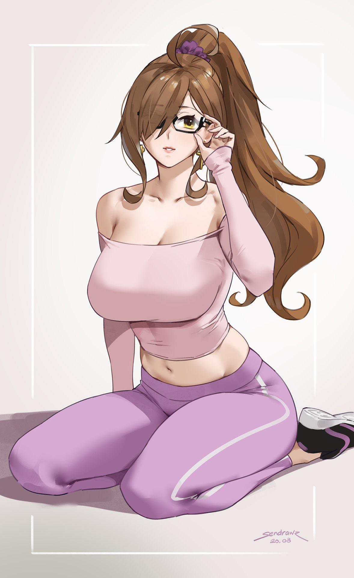 Yoga Pants Big Breasts Anime beauties page 4 full