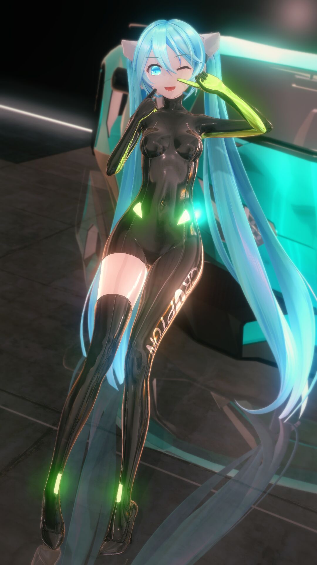 四女神x初音  乳胶洗脑 page 1 full