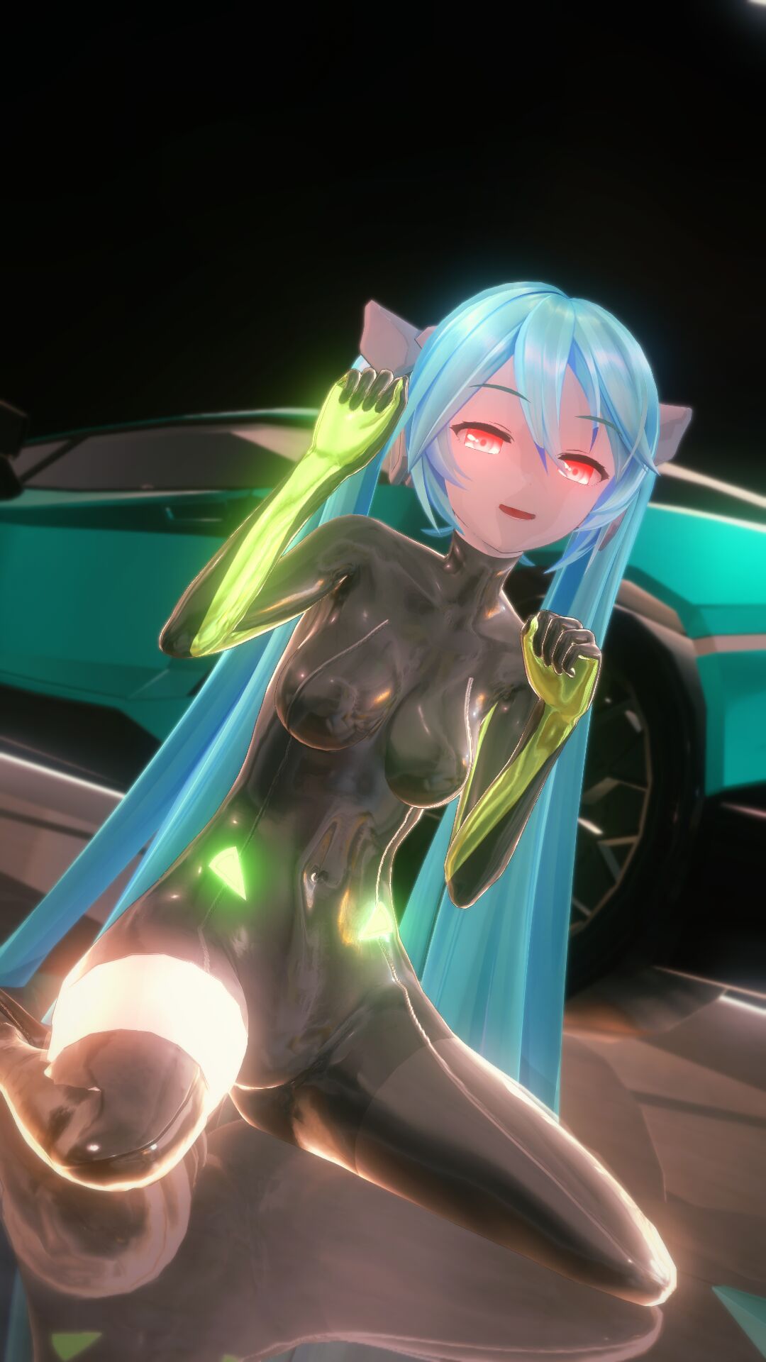 四女神x初音  乳胶洗脑 page 7 full