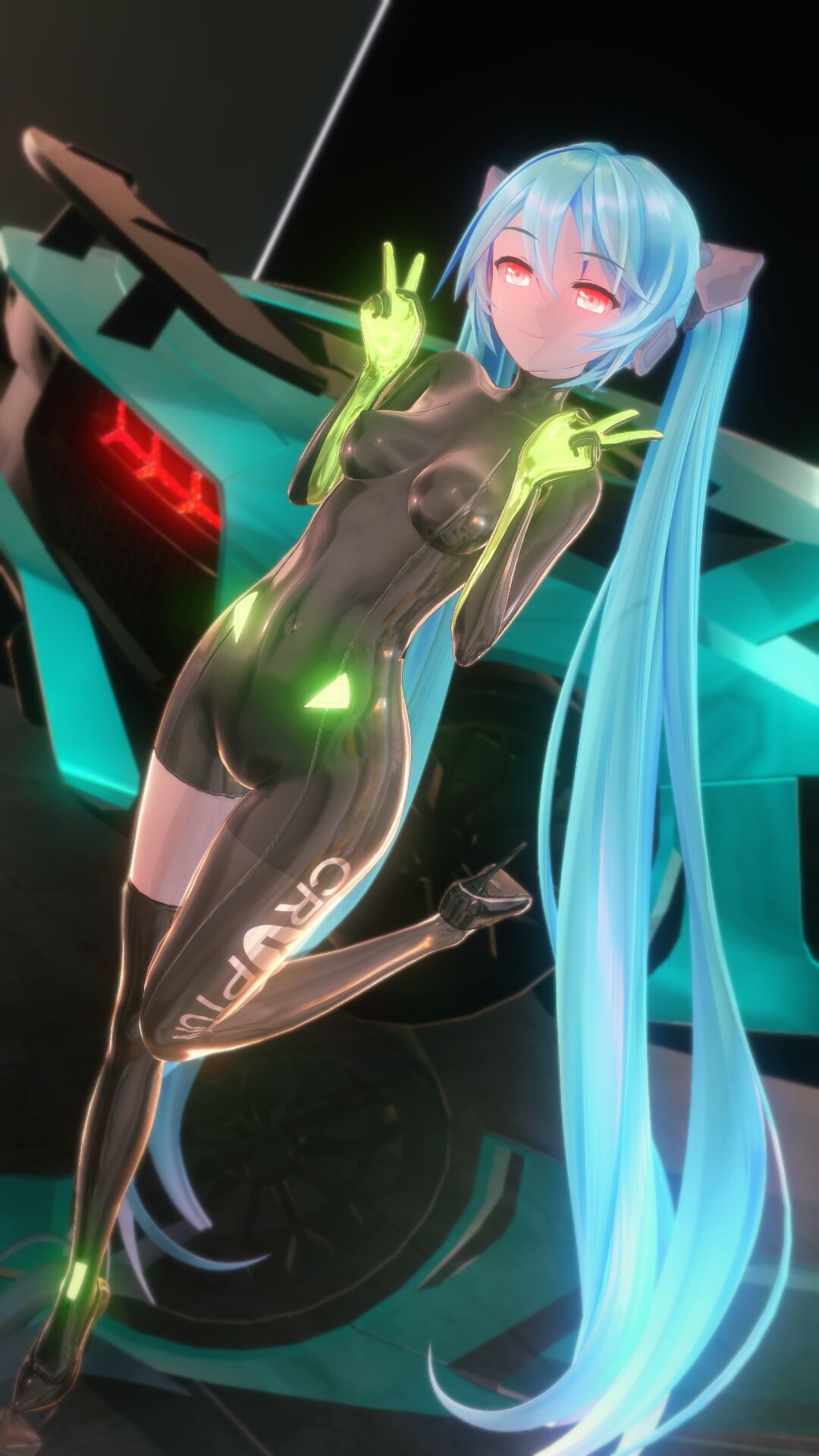 四女神x初音  乳胶洗脑 page 8 full