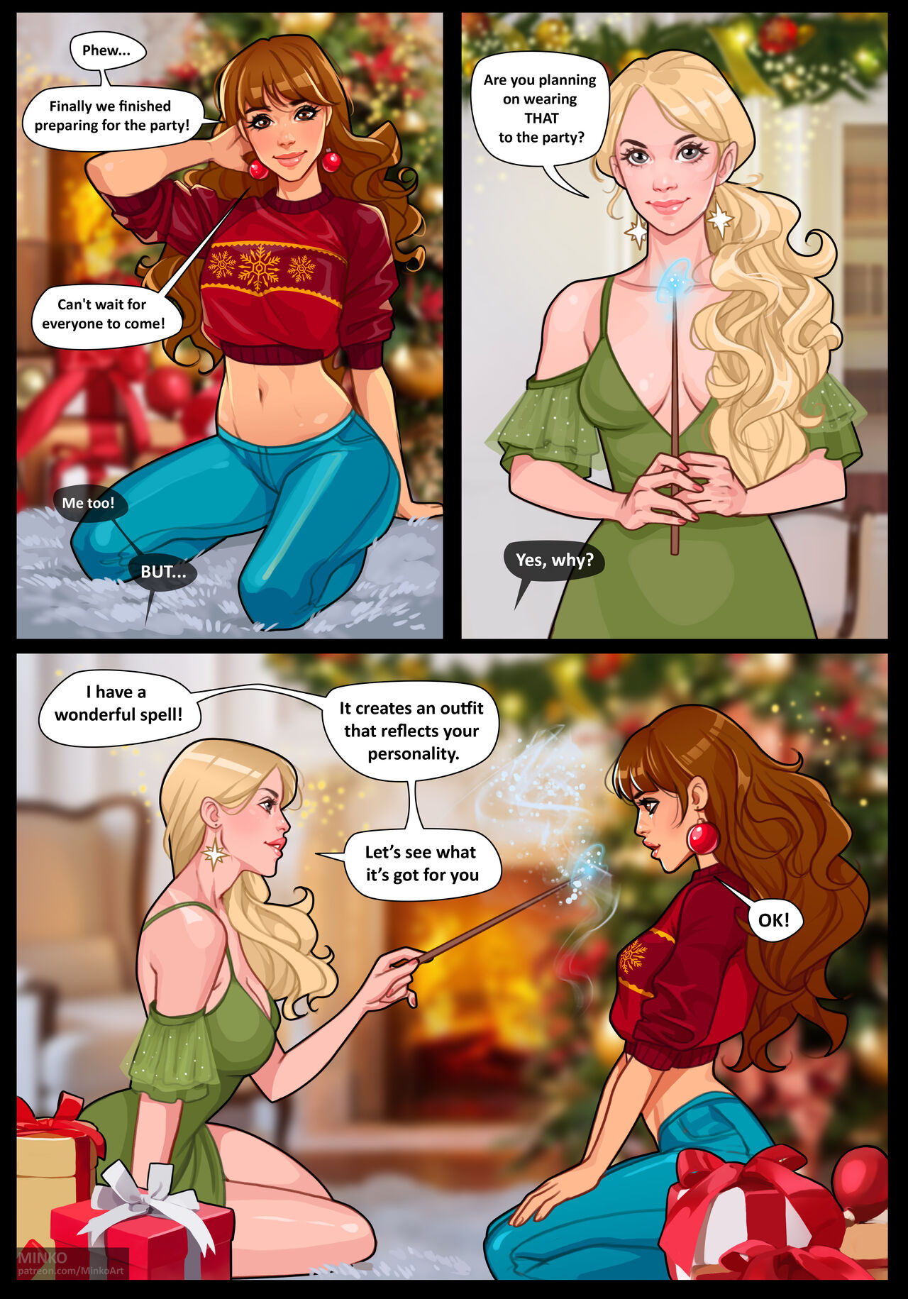 Hermione: New Year party page 2 full