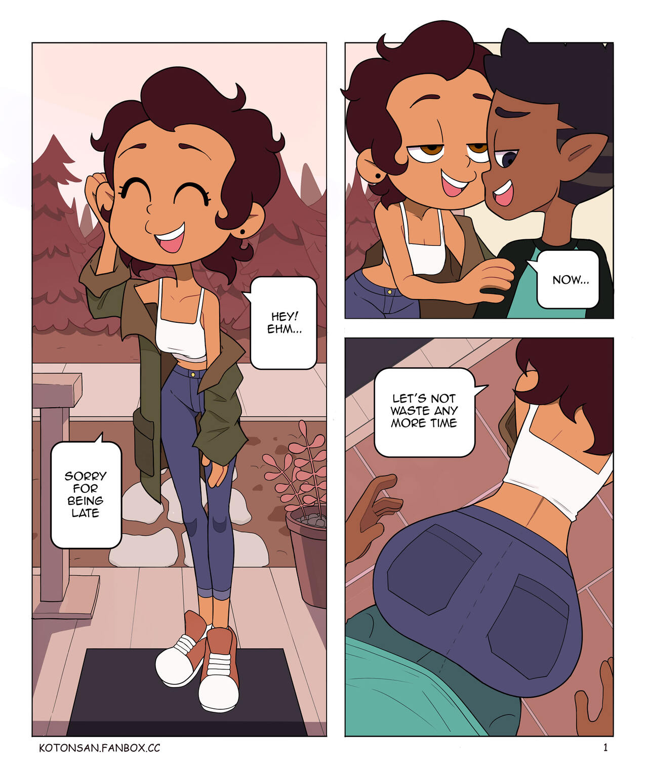 Guz's fantasy with Luz page 1 full
