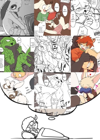 Manmosu Marimo - Translations typesetted by a scrub cover