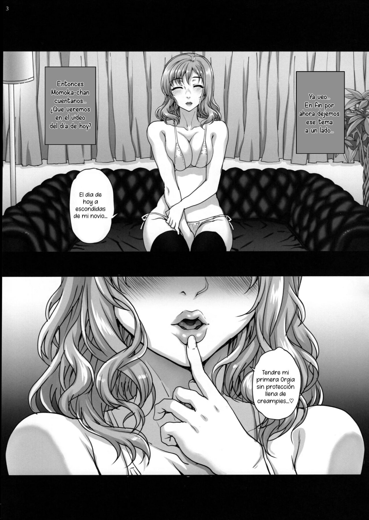 Kareshi ni Naisho de2 Nama Rankou...Shichaimashita. | ¡Tuve una orgia sin decirle a mi novio! 02 page 4 full