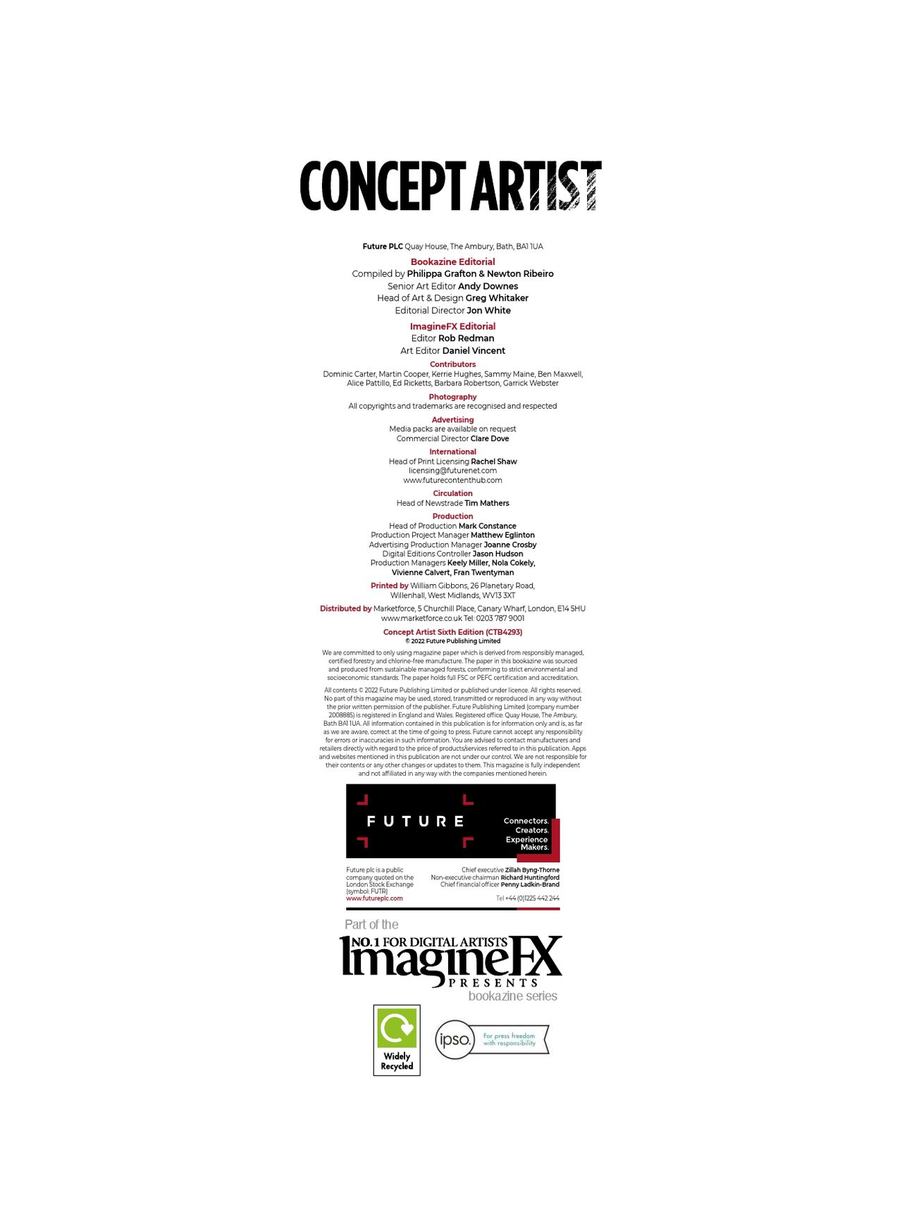 ImagineFX 2022 Concept Artist page 5 full