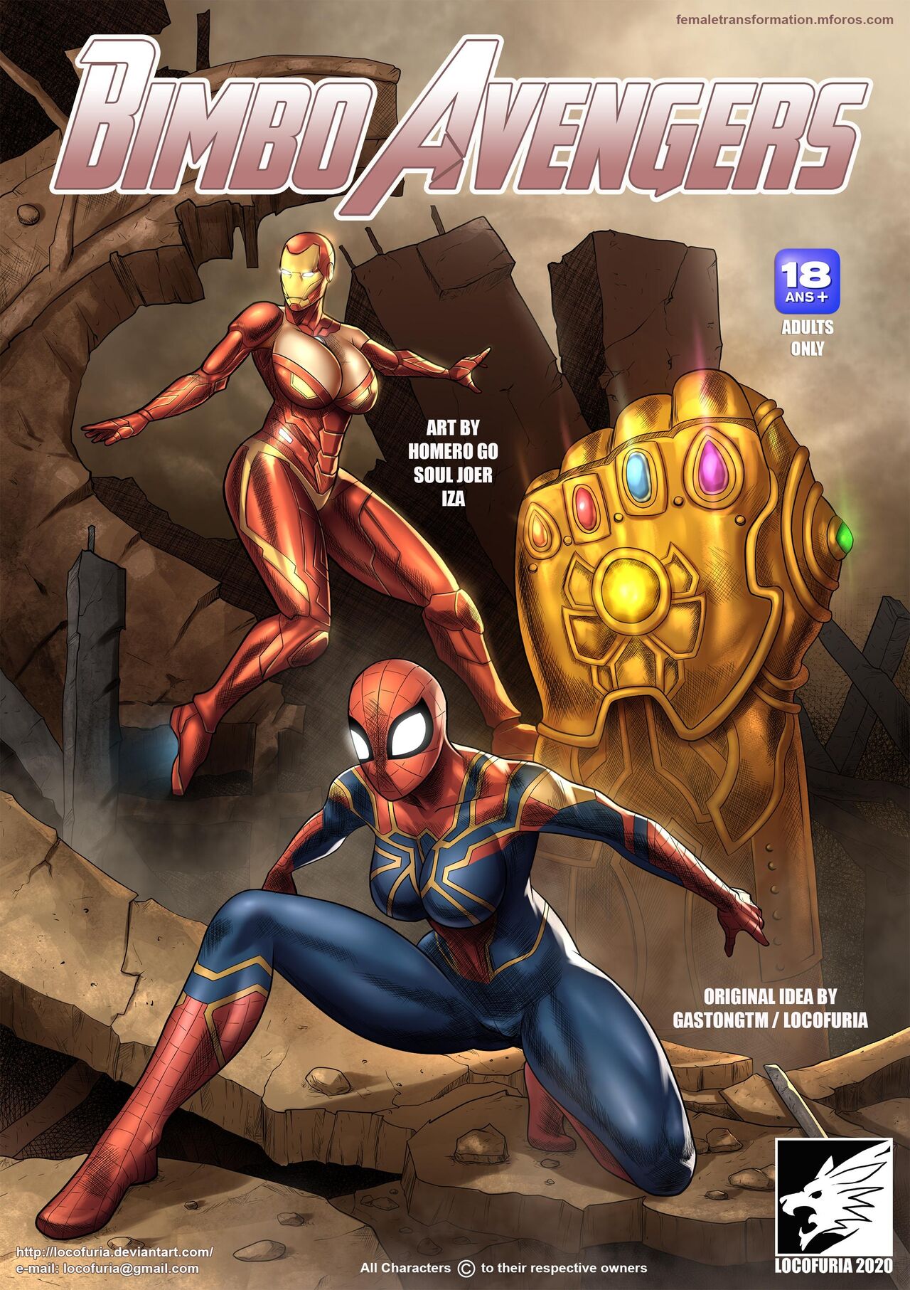 Bimbo Avengers page 1 full