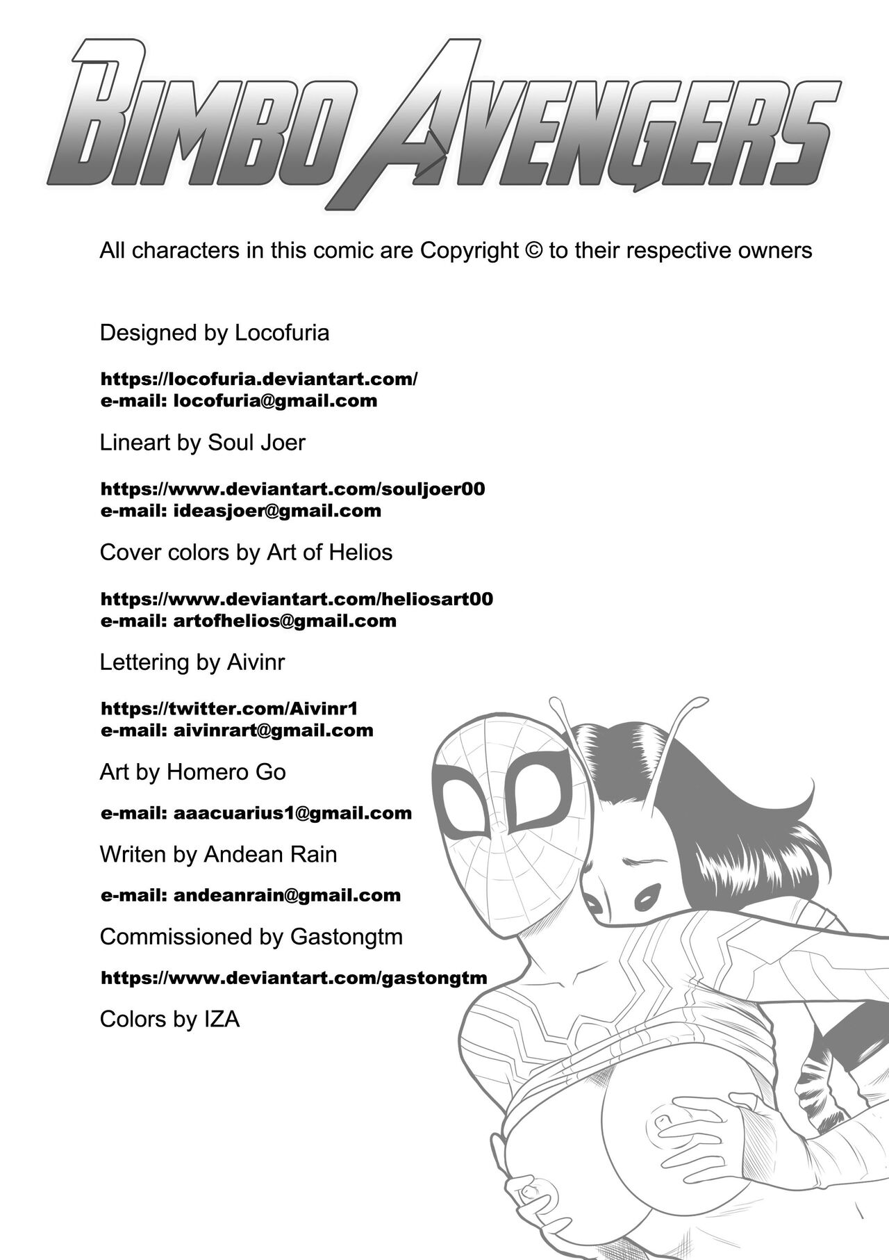 Bimbo Avengers page 3 full