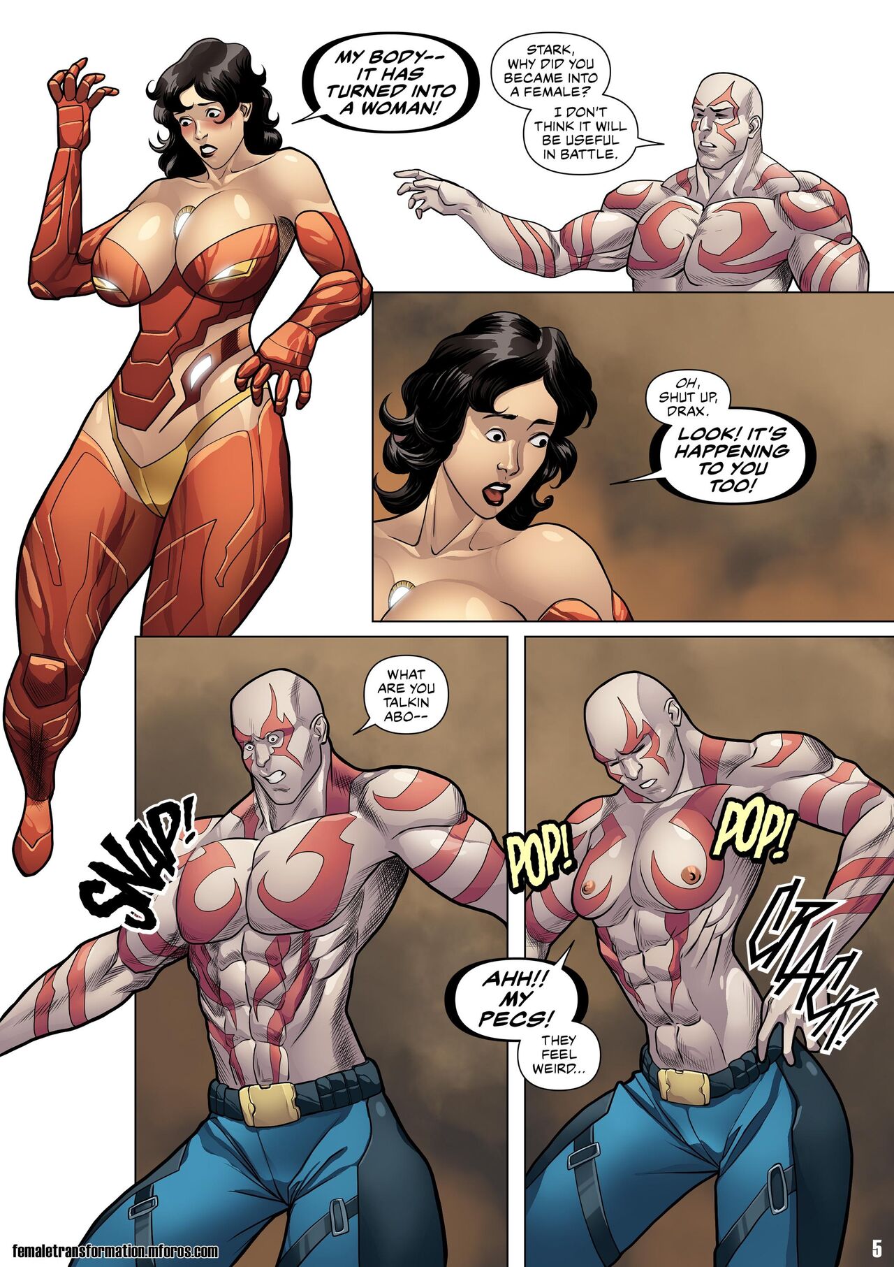 Bimbo Avengers page 8 full