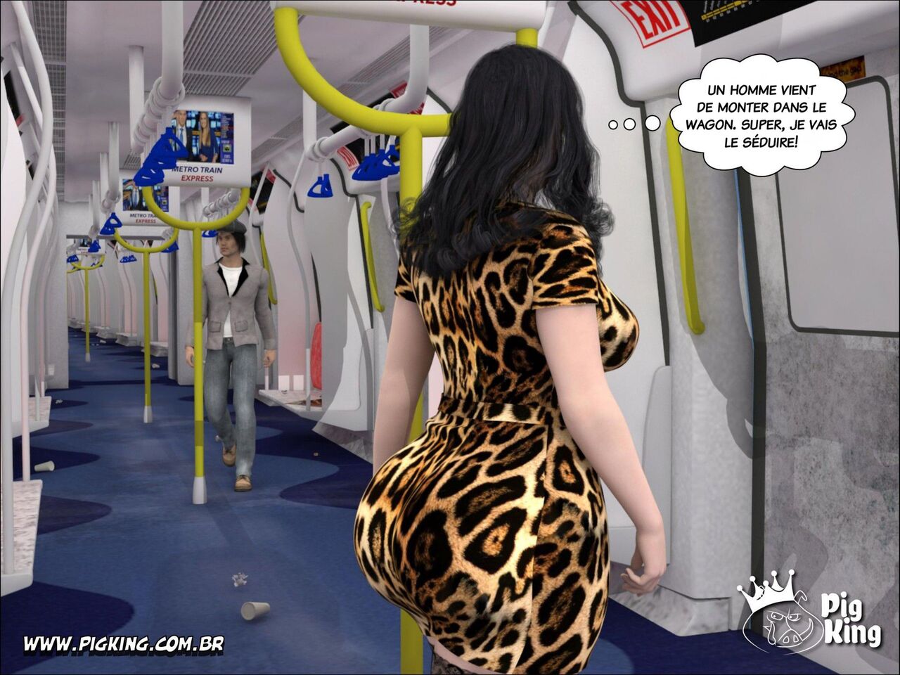Brigitte, the lady of the subway - Brigitte, la dame du métro - French page 8 full
