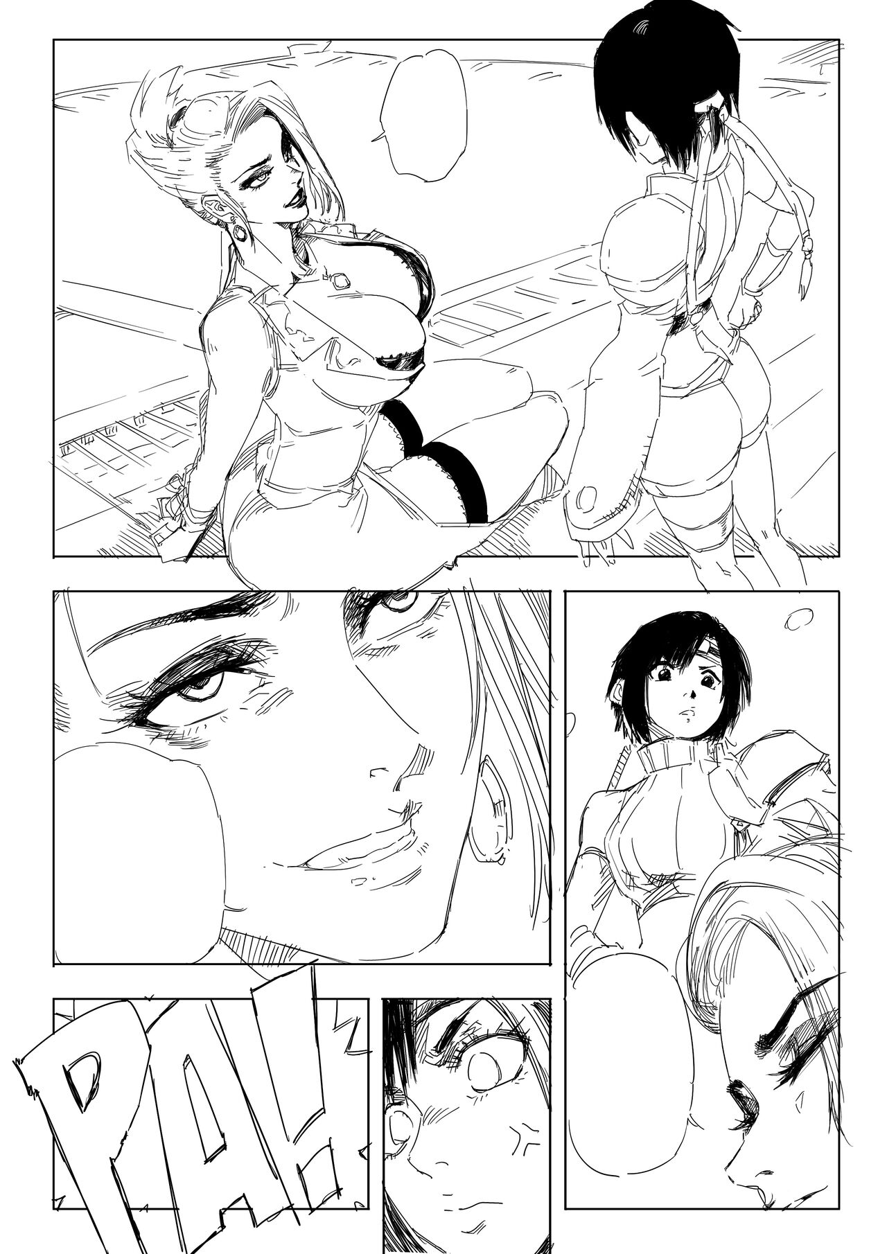 Scarlet vs Yuffie Kisaragi page 1 full