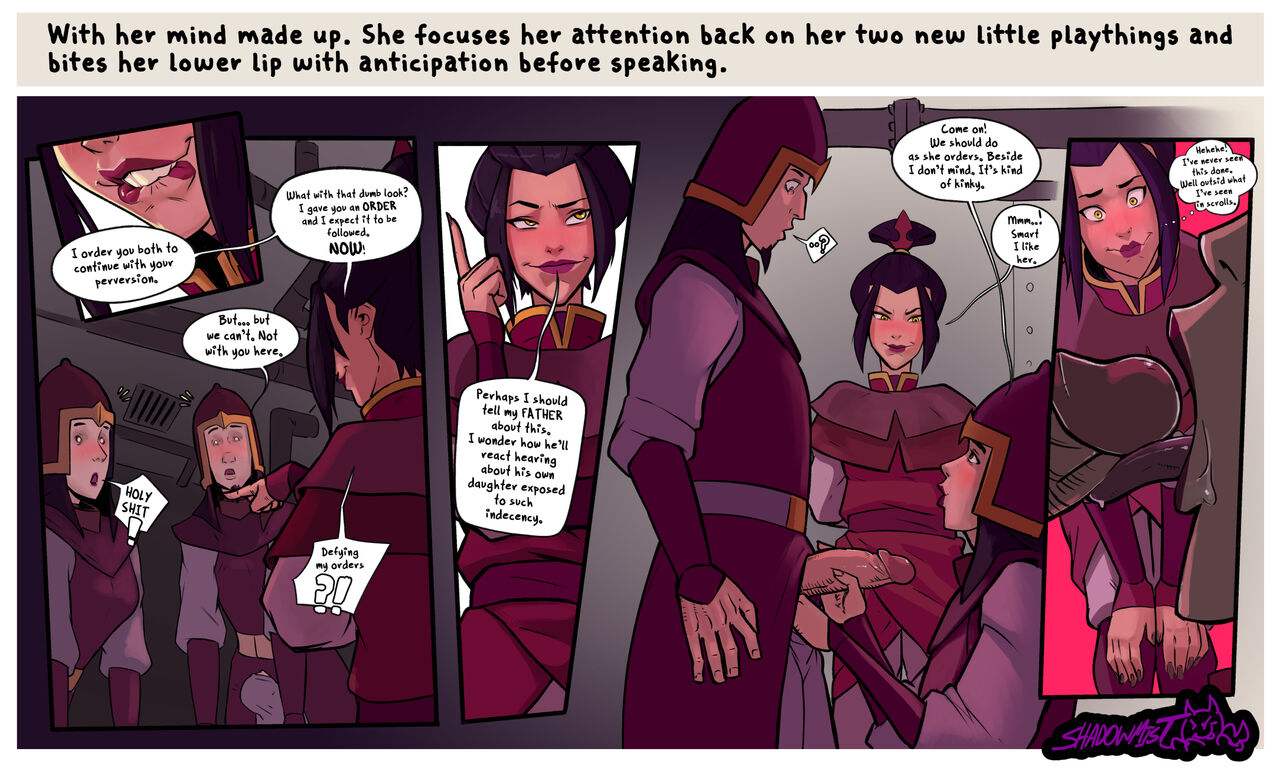 Azula CYOA: Deepthroat Lesson page 2 full