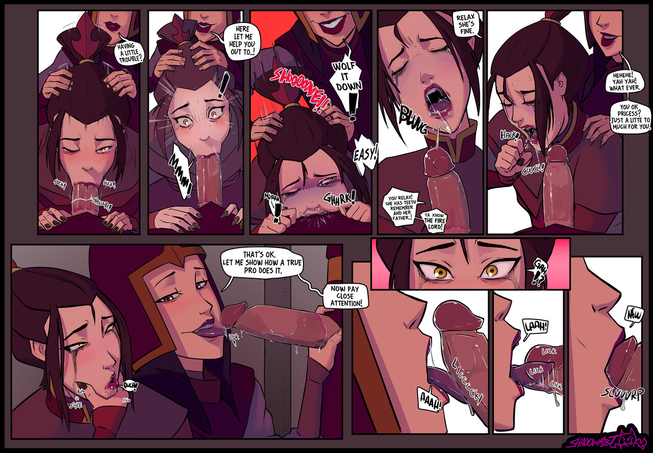 Azula CYOA: Deepthroat Lesson page 6 full