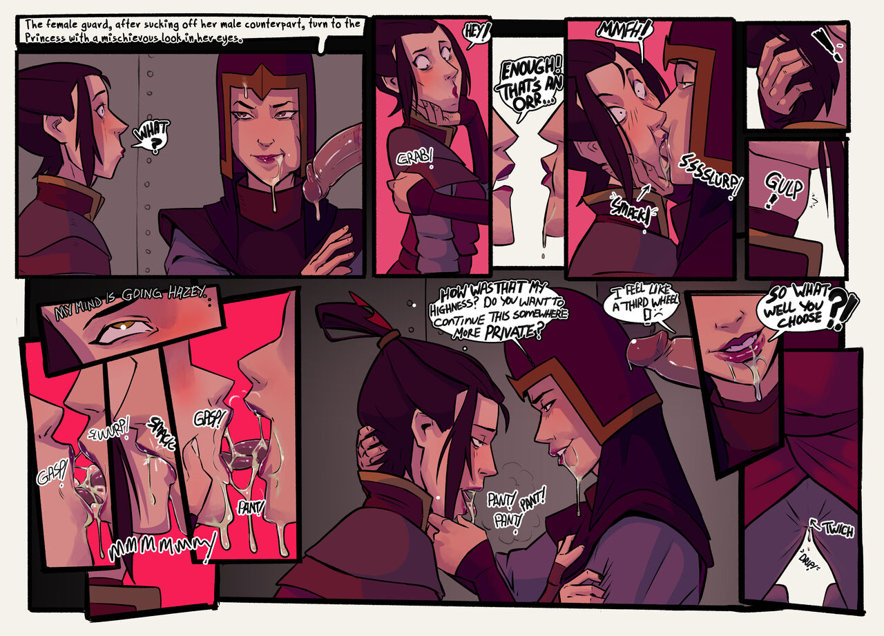 Azula CYOA: Deepthroat Lesson page 8 full
