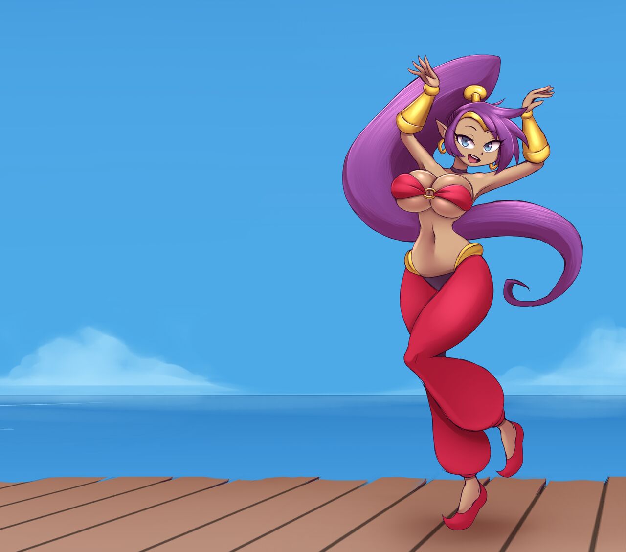 Shantae Breast Expansion Compilation page 1 full