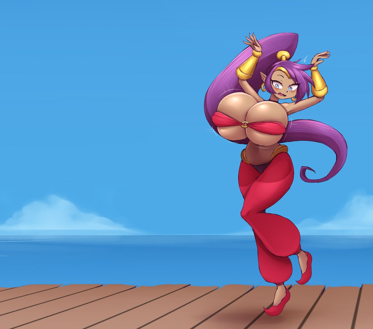 Shantae Breast Expansion Compilation page 2 full