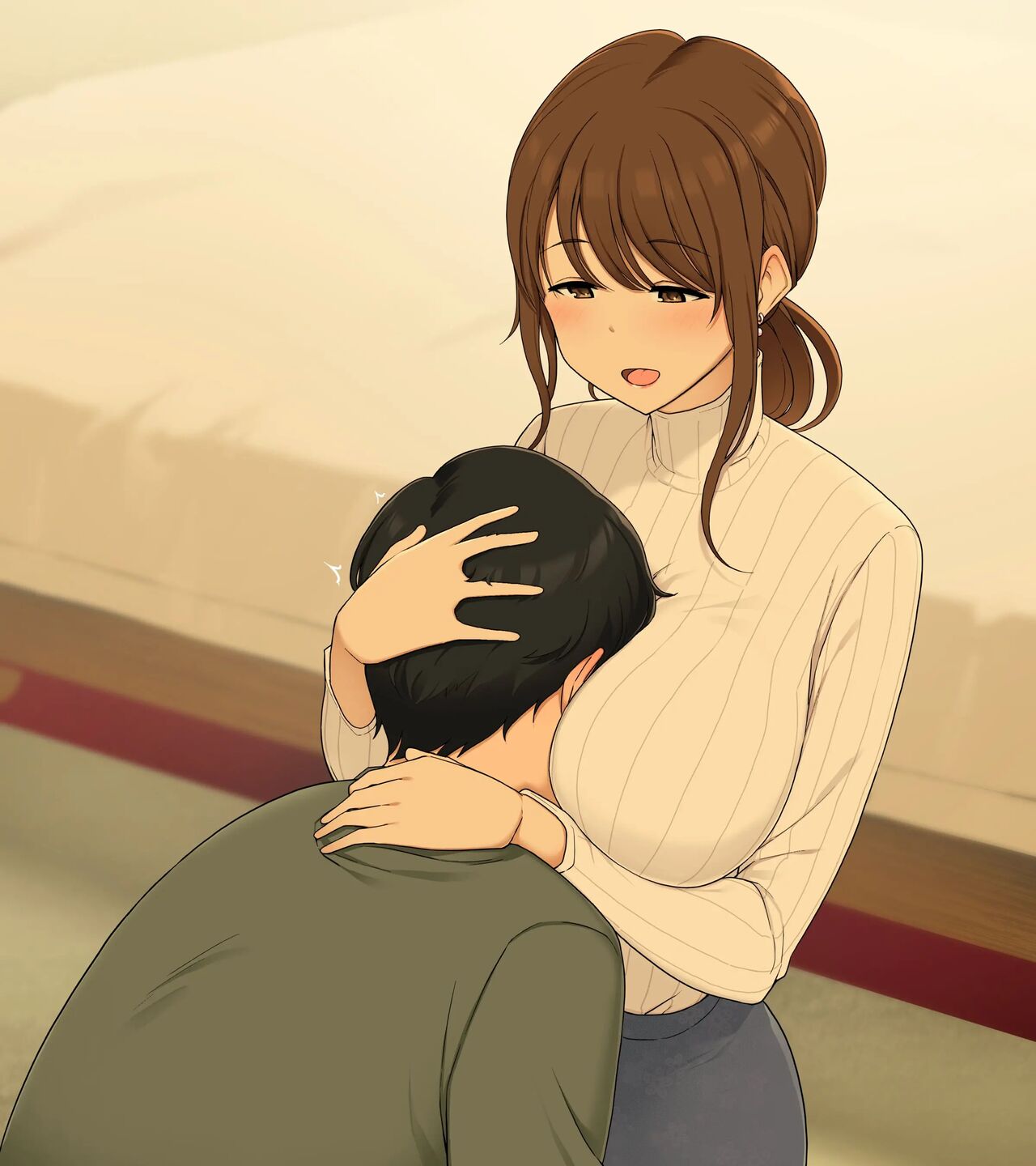 Ippai Amayakashite Boku o Dame ni Shiyou to suru Koakuma Onee-san | 잔뜩 응석받이로 만들어서 날 망가트리려는 소악마 누나 page 7 full