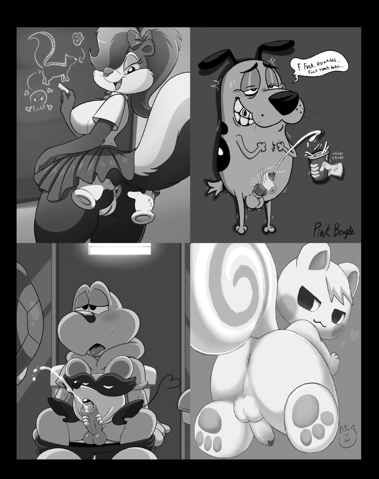 Courage the Cowardly Dog's Porn Pics on Fifi La Fume, Courage the Dog, Koops, and Marshal ♂️♀️⚧️ ???? page 3 full