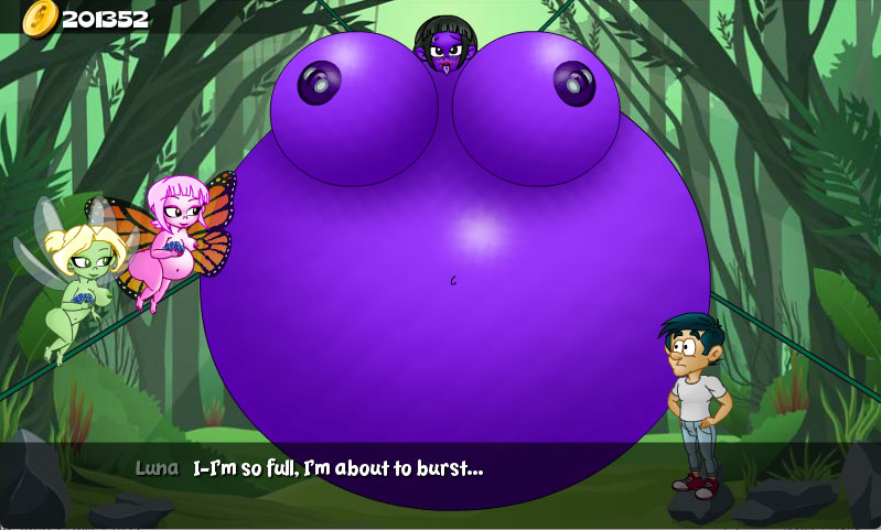 Hungry Girls Game: Luna's Lambent Magic page 1 full