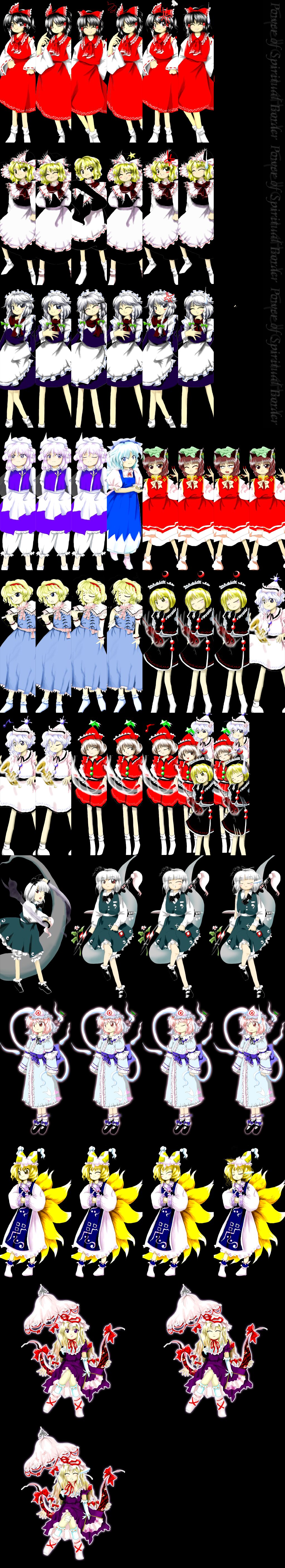 Touhou Game Character Portrait ZUN Art page 6 full