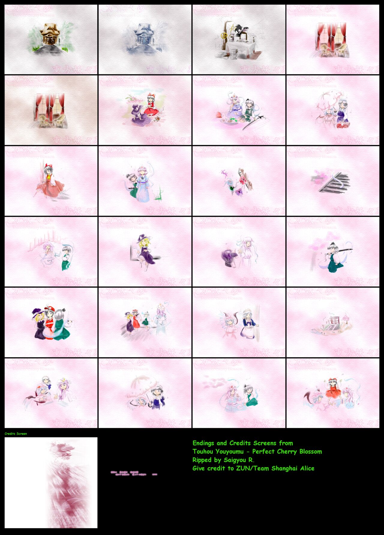 Touhou Game Character Portrait ZUN Art page 7 full