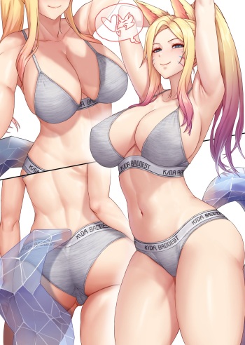 KDA Ahri Underwear cover