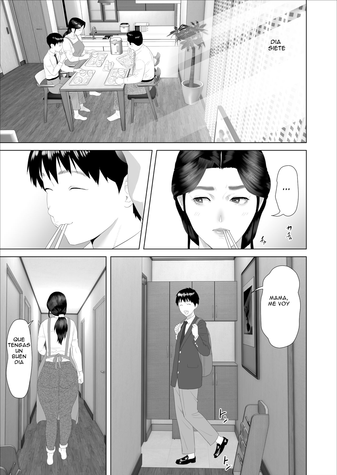Kinjo Yuuwaku Boku ga Okaa-san to Konna Koto ni Nacchau Hanashi 2 | Seducción de barrio La historia de cómo acabe así con mi madre 2 page 3 full