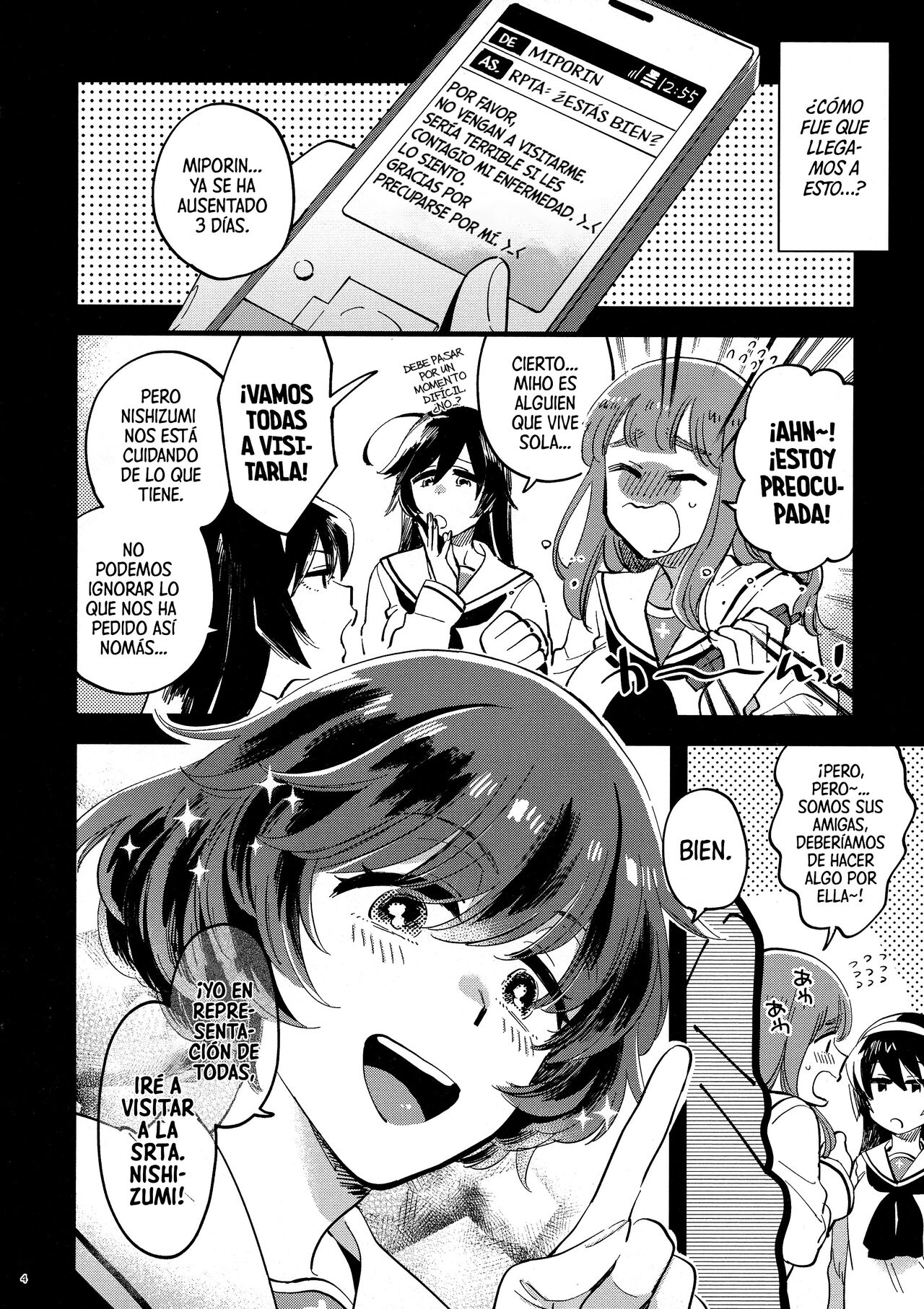 Nishizumi-dono ni Haete Shimatte mo Aishite Orimasu! | ¡Te Amaré Incluso Si Te Creció Eso, Señorita Nishizumi! page 4 full