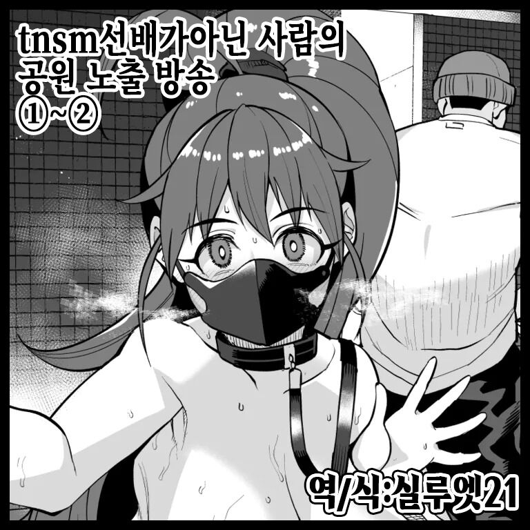 tnsm Senpai ja Nai Hito no Kouen Roshutsu Haishin | tnsm선배가 아닌 사람의 공원 노출 방송 page 1 full