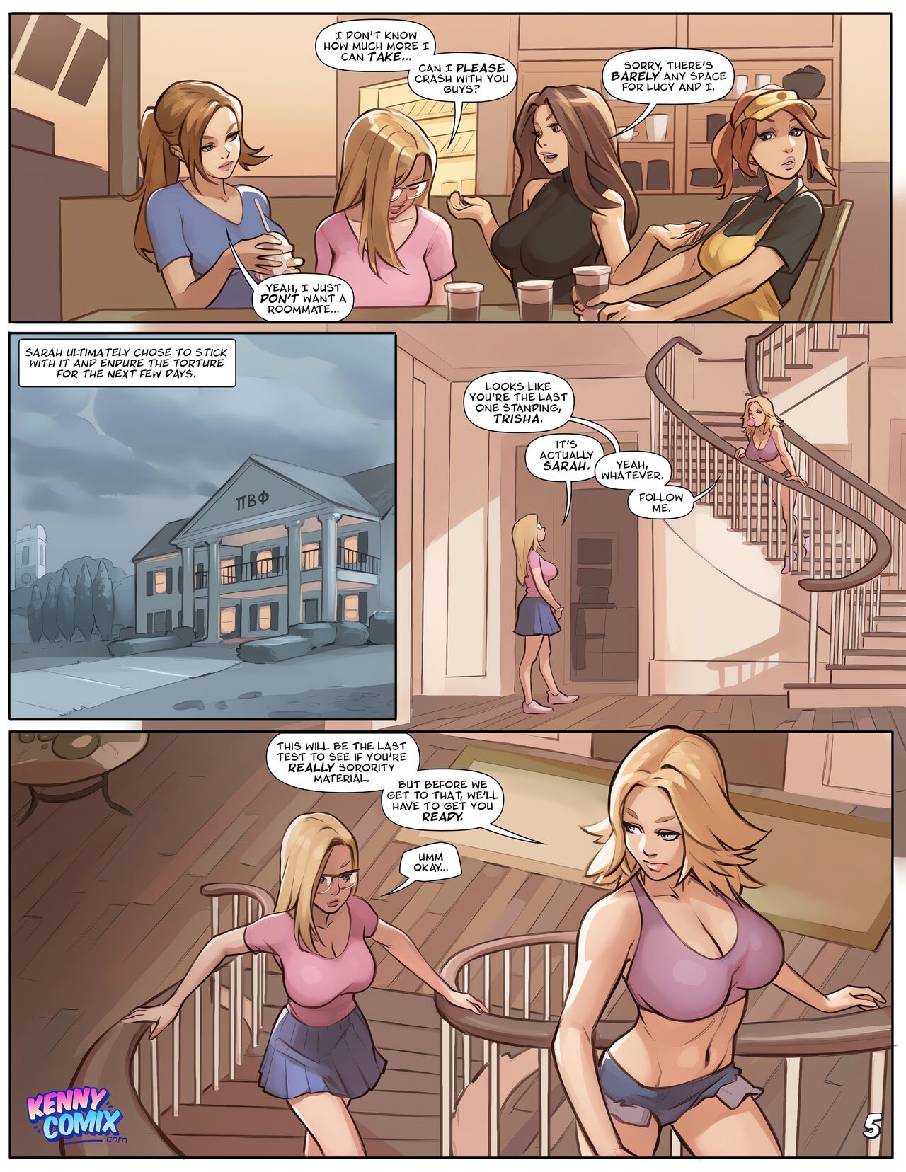 Naughty Sorority: The New Pledge 4K page 6 full