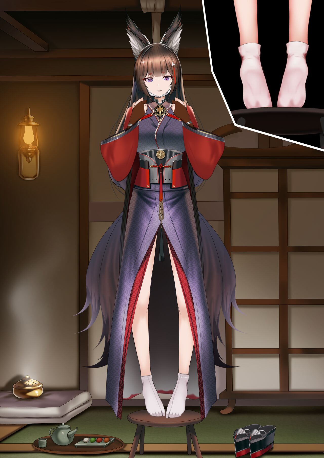 Amagi hanged herself in her room page 2 full