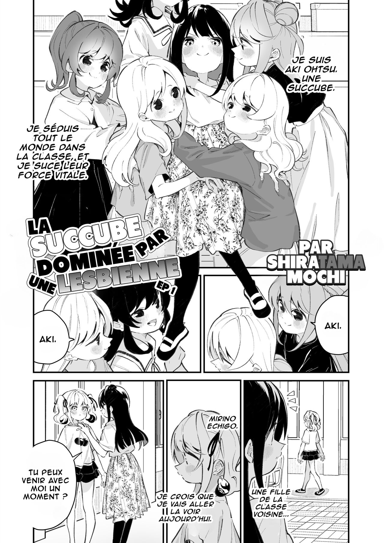 Yuri Ranbou sareru Inma 01 | La succube dominée par une lesbienne 01 page 3 full