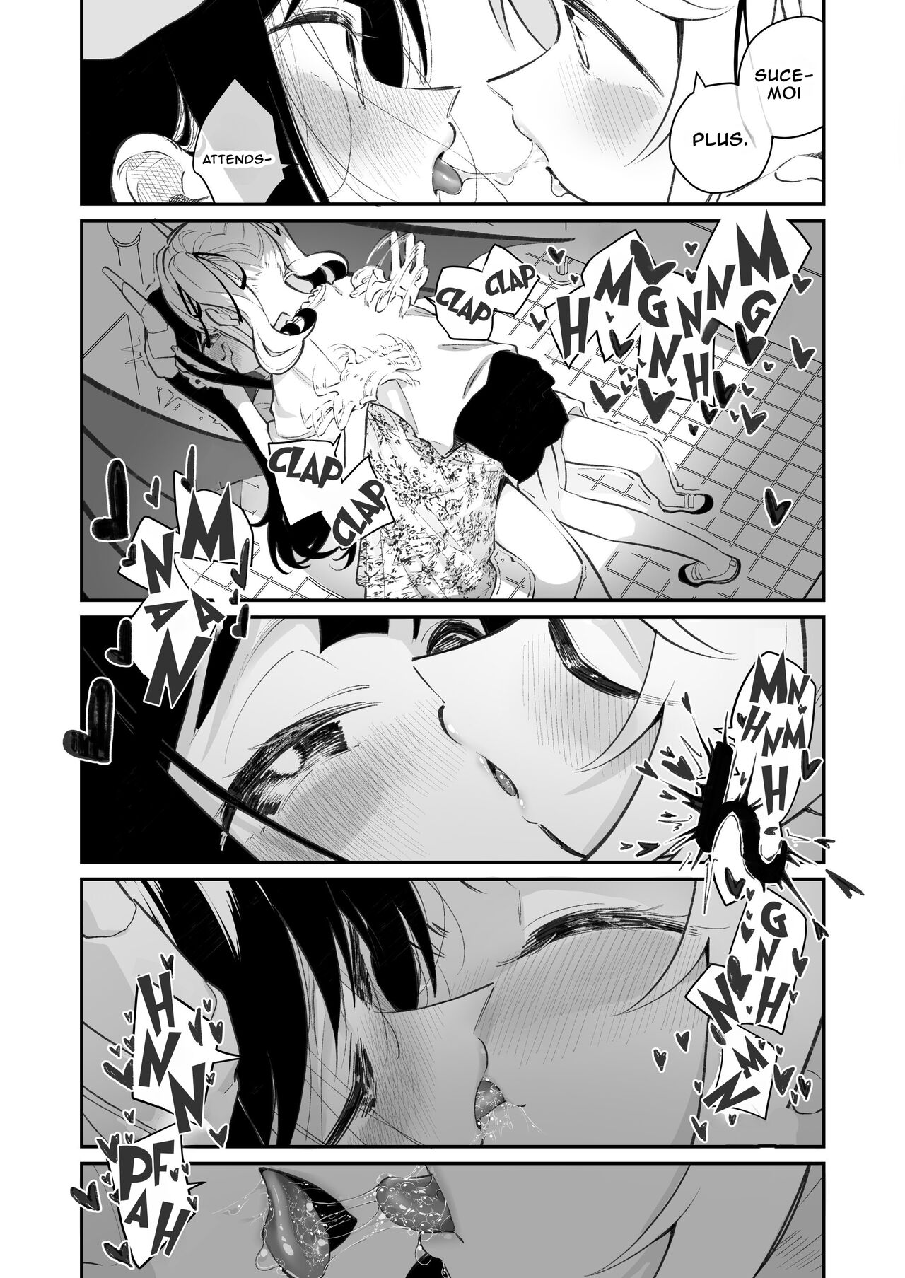 Yuri Ranbou sareru Inma 01 | La succube dominée par une lesbienne 01 page 7 full