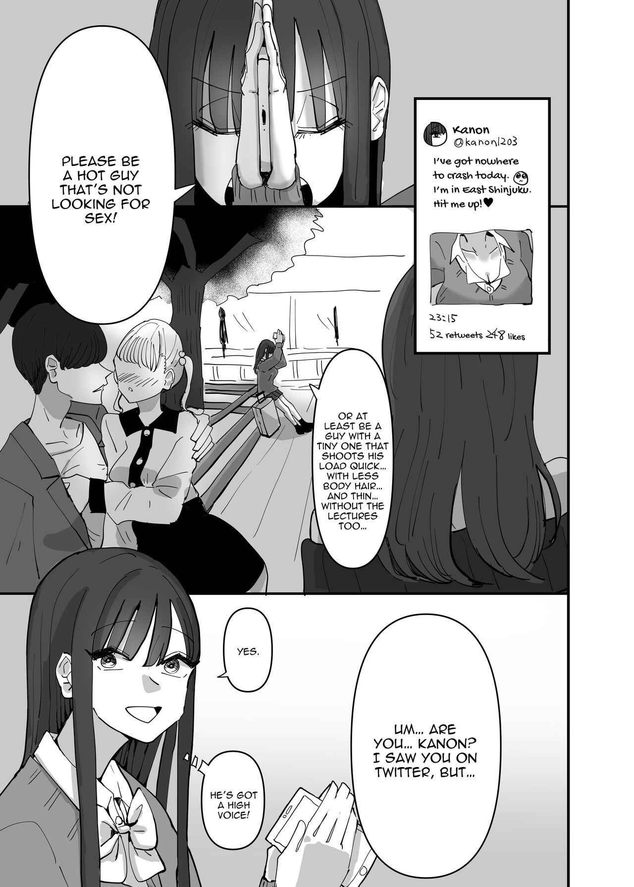 SNS de Tomarasete Kureru Hito o Boshuu Shitara Echiechi Onee-san ga Yattekita Hanashi | When I Made An Appeal On Socials For A Place To Stay, A Naughty Lady Took Me In page 3 full
