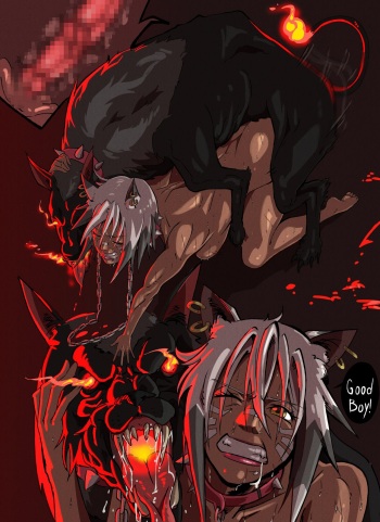 Getting fucked by a Hellhound cover