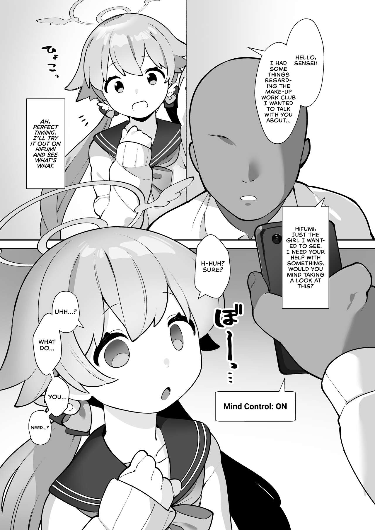 BluArch Saimin-bu ~Shimoe Koharu Hen &amp; Ajitani Hifumi Hen~ | The Blue Archive Mind Control Club ~Shimoe Koharu Chapter &amp; Ajitani Hifumi Chapter~ page 5 full