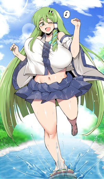 早苗さんとスライム触手 cover