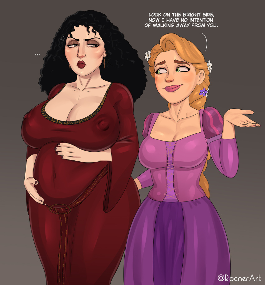 Mother Gothel x Rapunzel page 9 full