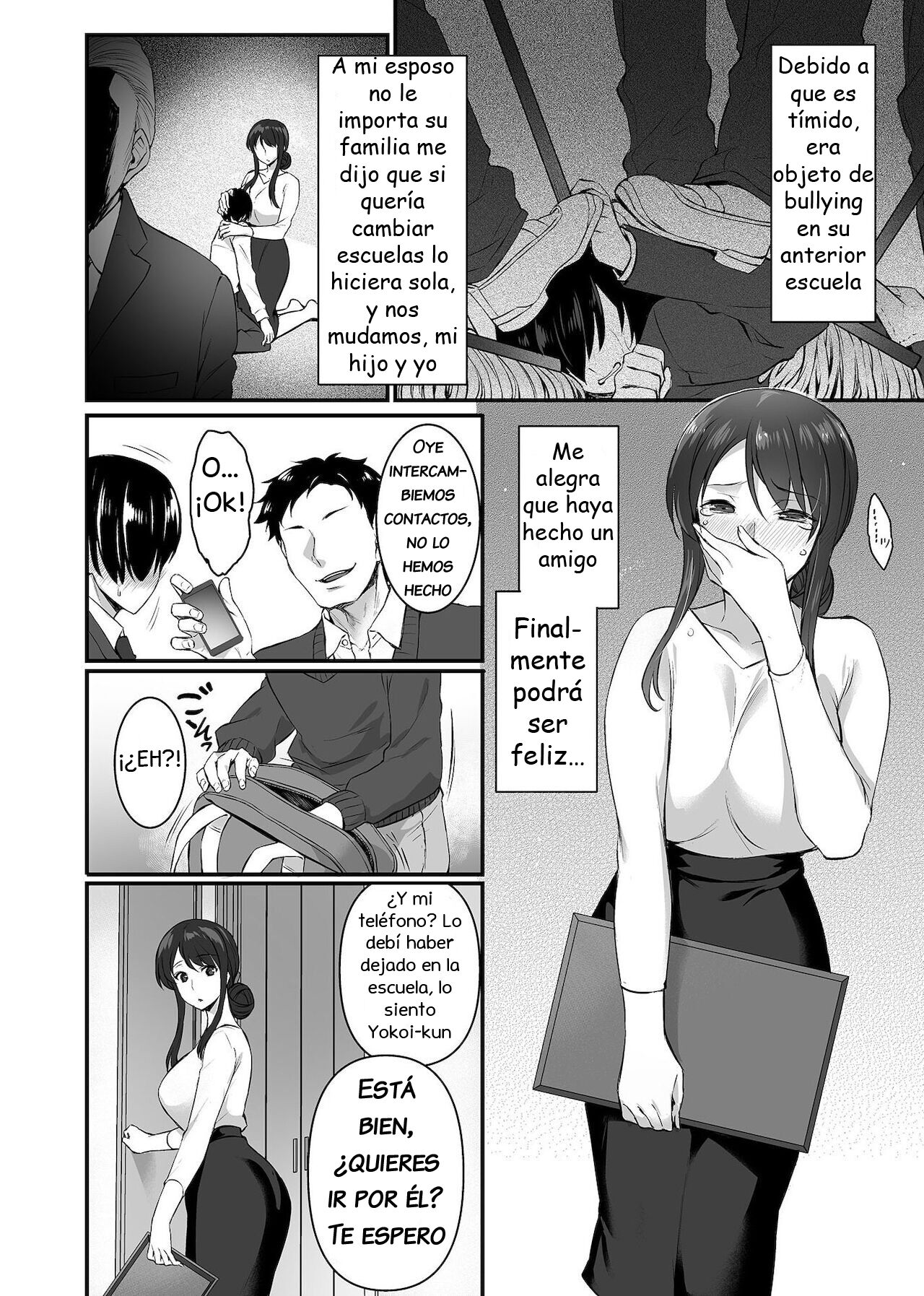 Mesumama ~Musuko no Doukyuusei ni Dakarete Ochiru Hitozuma~ page 3 full