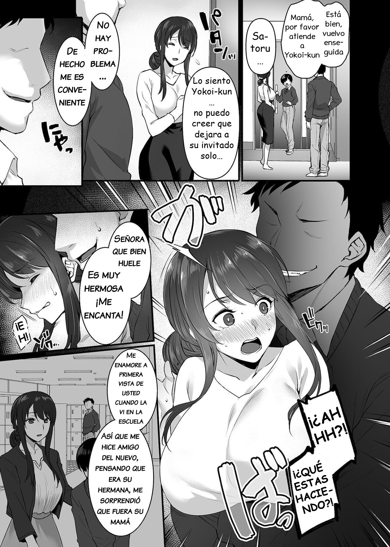 Mesumama ~Musuko no Doukyuusei ni Dakarete Ochiru Hitozuma~ page 4 full