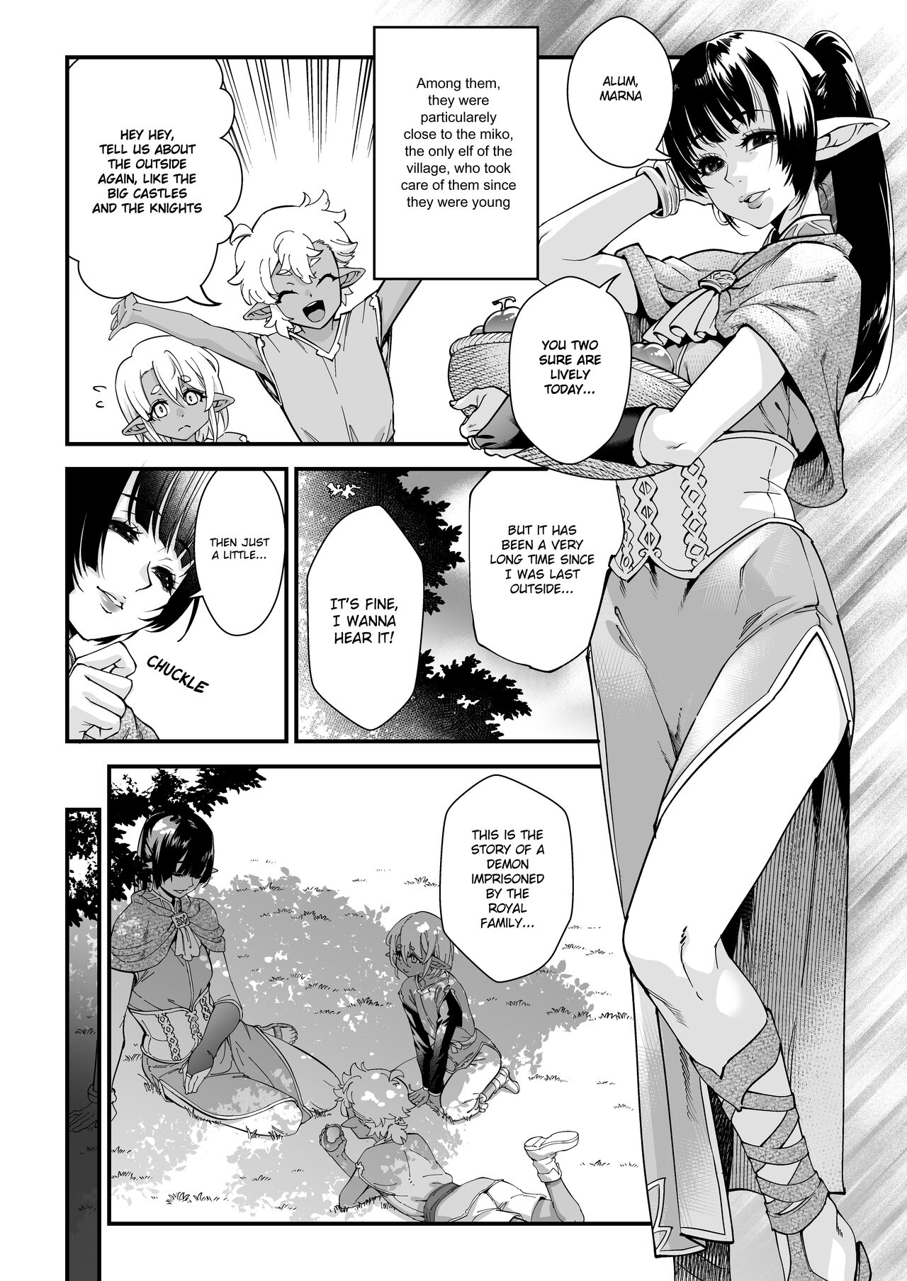 Kuroi Mori no o Hanashi - Zenpen - page 6 full